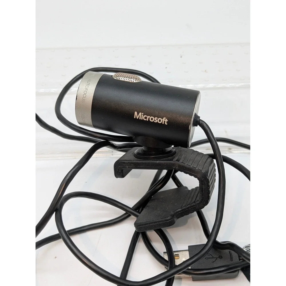 Microsoft LifeCam Cinema HD USB Webcam Model 1393 Autofocus 720p Tested